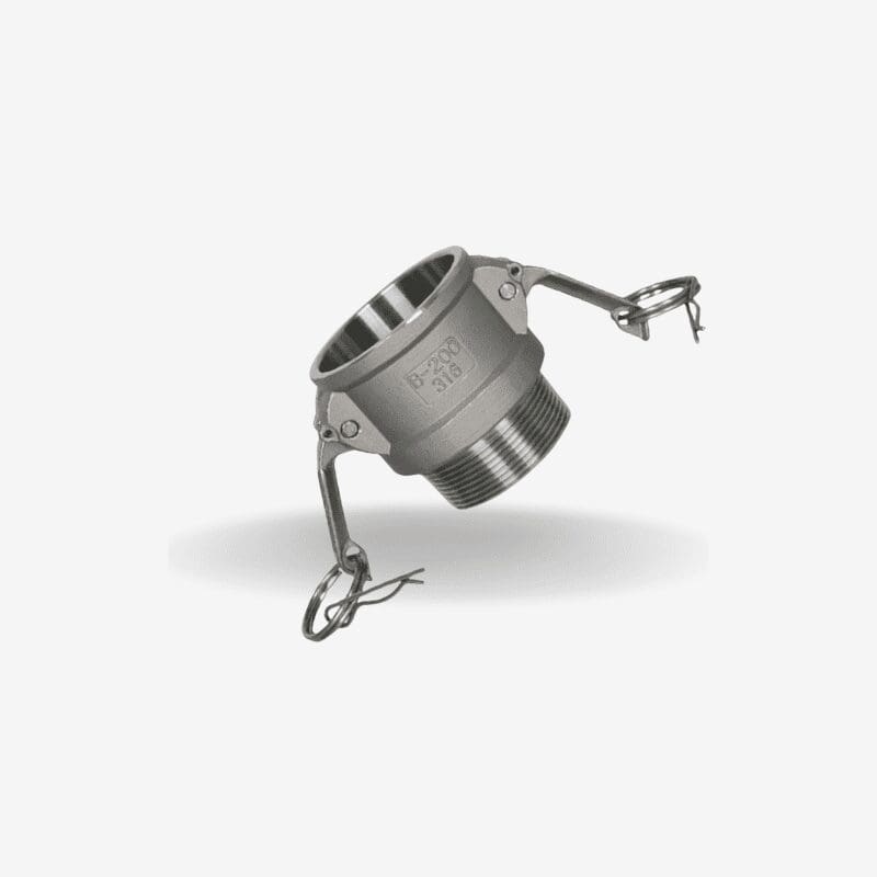 El Acople en Aluminio Pieza B, conocido también como acople macho, es una pieza versátil que facilita la conexión en sistemas de riego, industriales y agrícolas.
