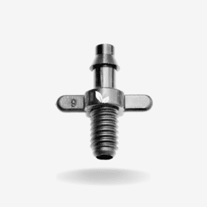 Microconector Roscado de 5 mm es un accesorio fundamental en sistemas de riego por goteo o microaspersión, diseñado para conectar microtubo de 5 mm