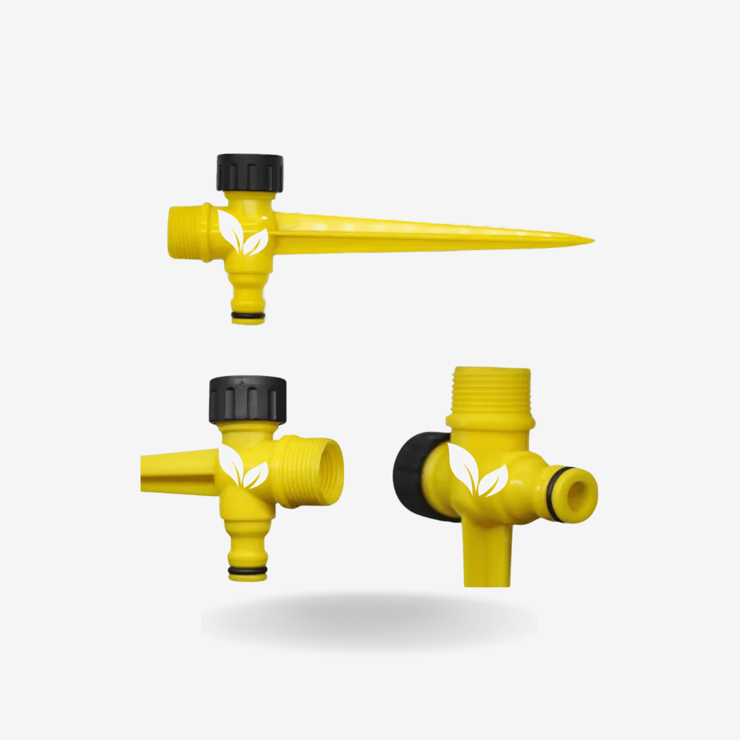 Estaca para Aspersor 1/2" H - 3/4" M es el accesorio perfecto para facilitar la instalación y posicionamiento de aspersores en sistemas de riego agrícola, jardinería e invernaderos.